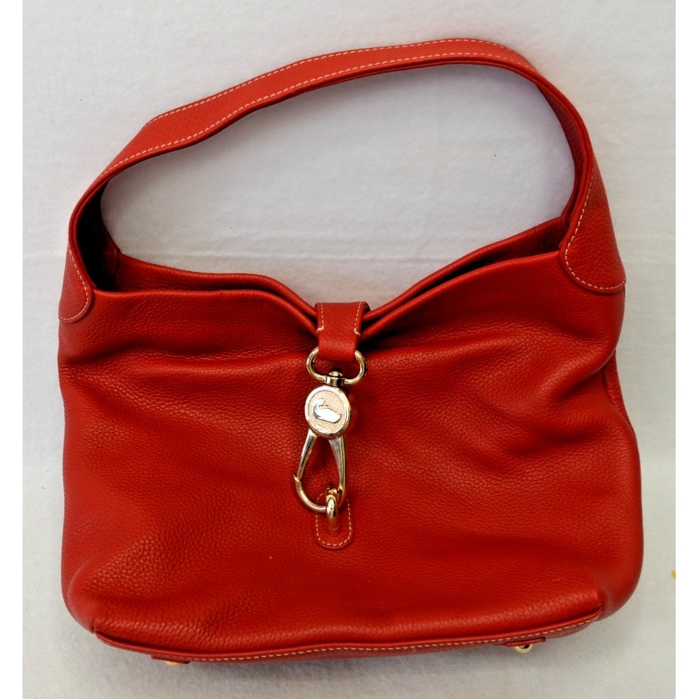 Dooney & Bourke Medium Red Leather Shoulder Bag